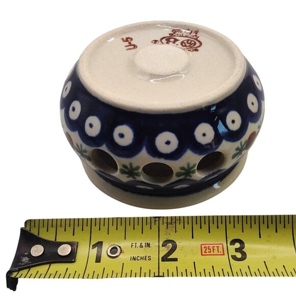 Polish Pottery Boleslawiec Mosquito #P4859A Handmade 3.5" Ceramic Mini Heater - Picture 11 of 11